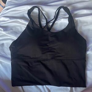 Black Women's Sports Bra